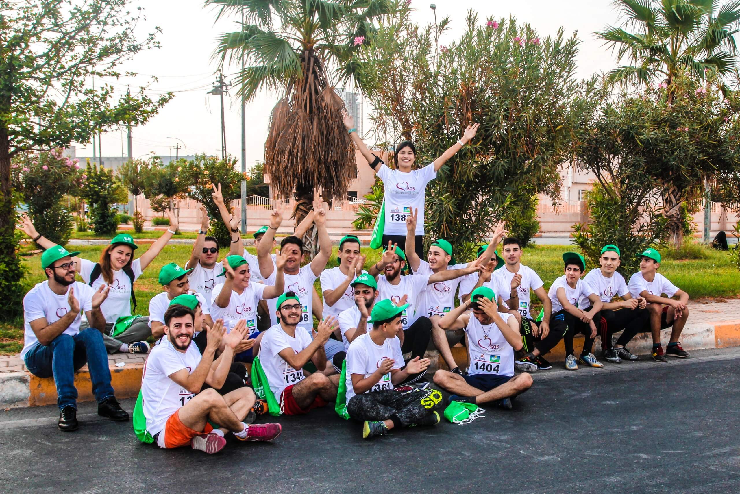 200 chrétiens irakiens participent au Marathon d'Erbil pour célébrer la fin des combats