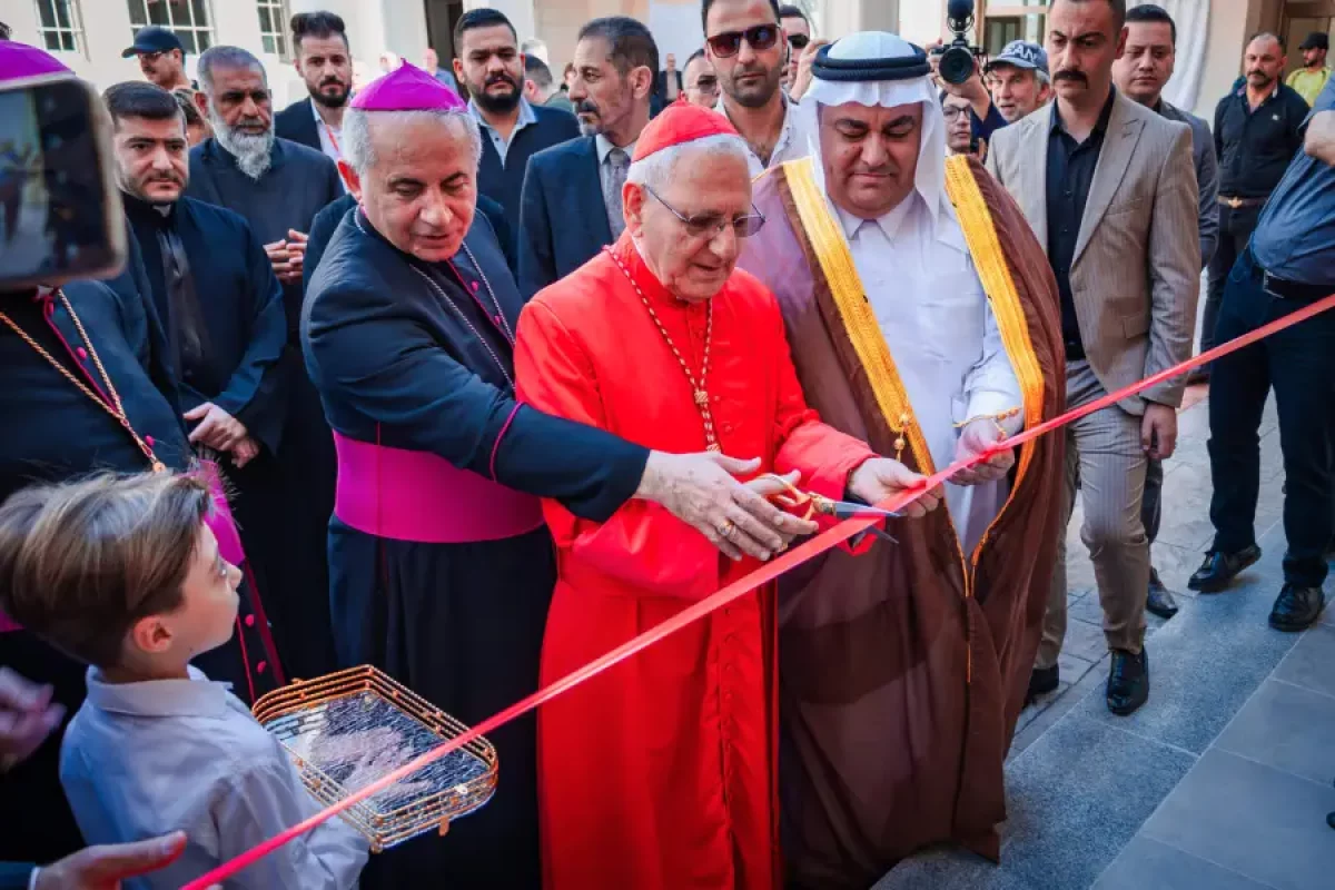 sos-chretiens-orient-irak-cardinal-sako-patriarche-chaldeen-monseigneur-najeelb-archeveque-chaldeen-mossoul-et-aqra-inauguration-eglise-notre-dame-du-perpetuel-secours